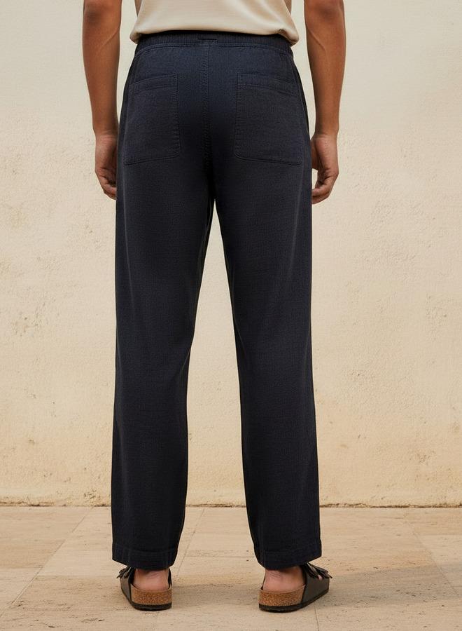 Iconic Men Regular Fit Trousers - Image 4