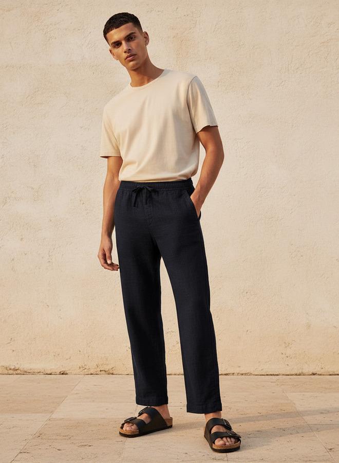 Iconic Men Regular Fit Trousers - Image 3