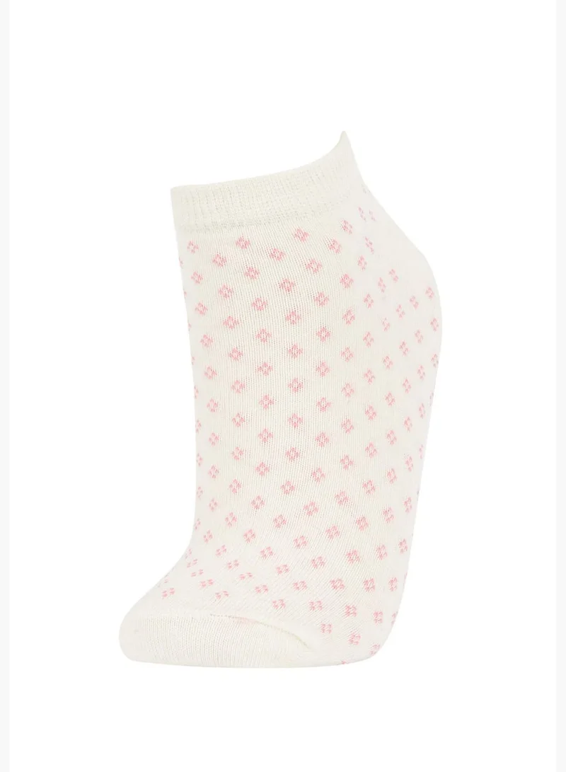 DeFacto Patterned Low Cut Socks (3 Pack)