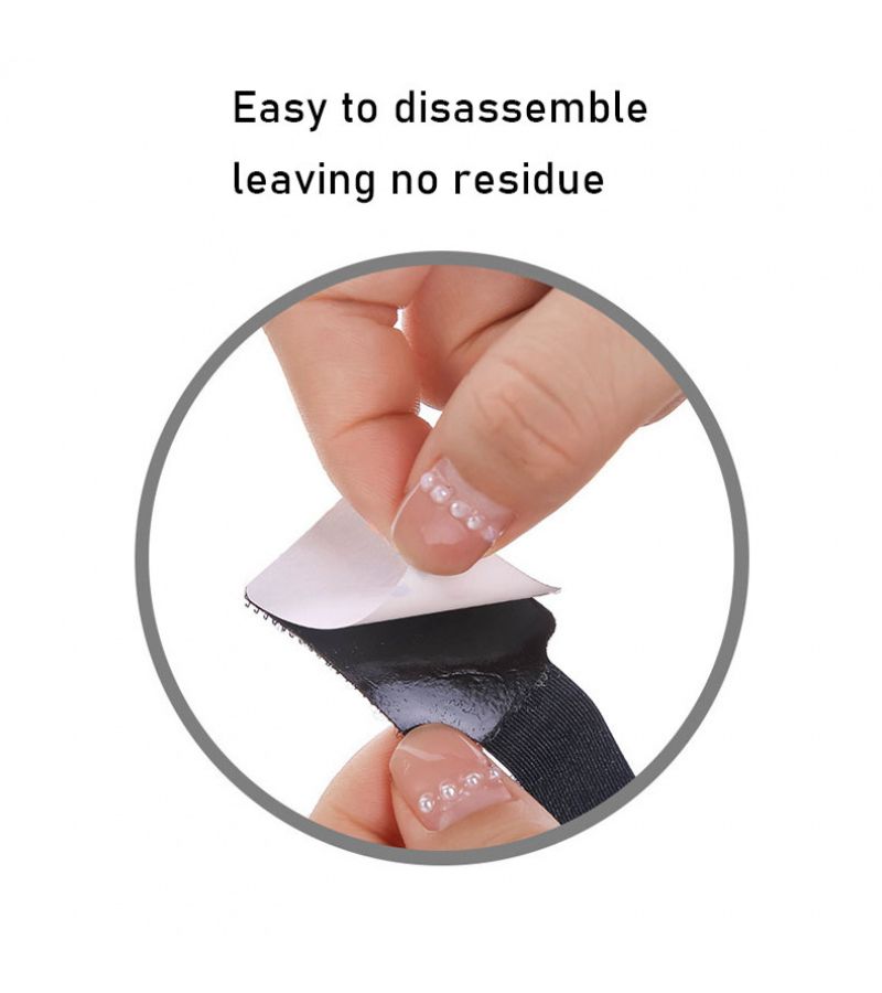 40 Black Self Adhesive Phone Cable Clips For Organizing Cables Wall Mounted Computer Network Organizers Kit - Image 5