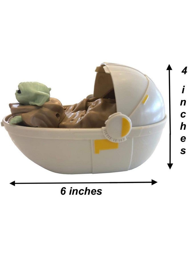 STAR WARS Mandalorian Star Wars The Baby Yoda The Child in Pram - Remote Control Crib Car,Green - Image 2