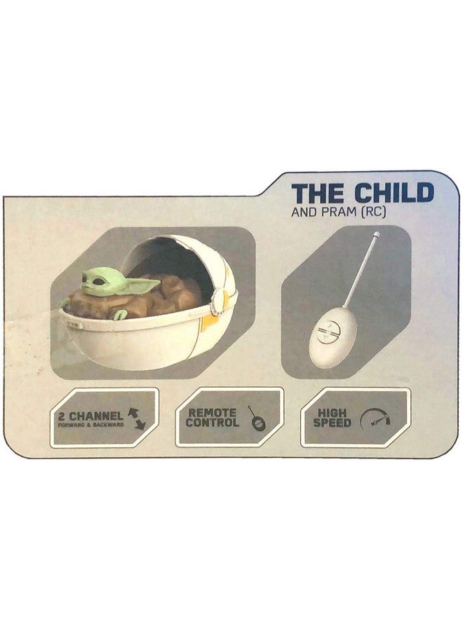 STAR WARS Mandalorian Star Wars The Baby Yoda The Child in Pram - Remote Control Crib Car,Green - Image 4