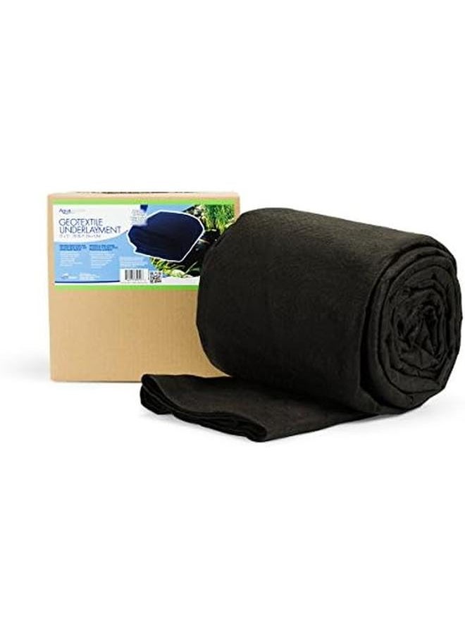 Aquascape - Inc 85010 Pond And Water Garden Non Woven Geotextile Underlayment 150 Sq. Ft Black - Image 1