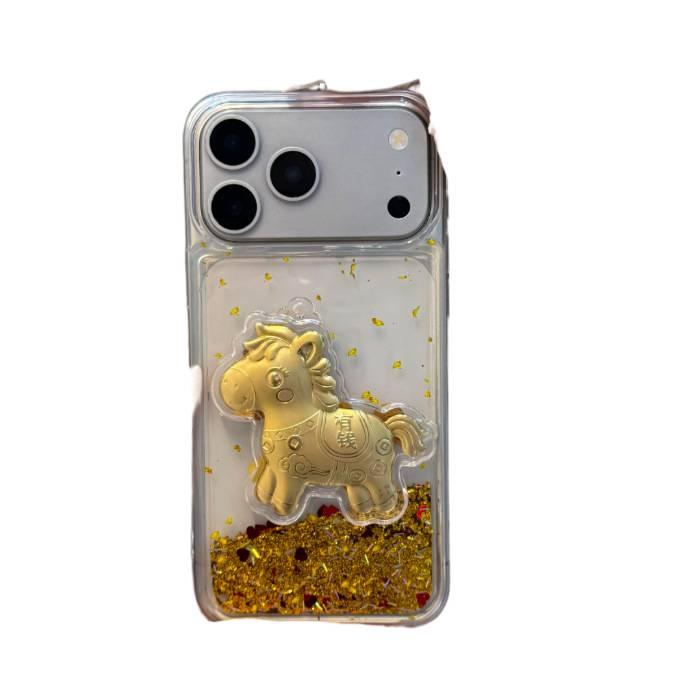 غطاء واقي، حماية من السقوط، مقاوم للصدمات لـ iPhone 13، Gold باللون الذهبي - Veloris - Image 5