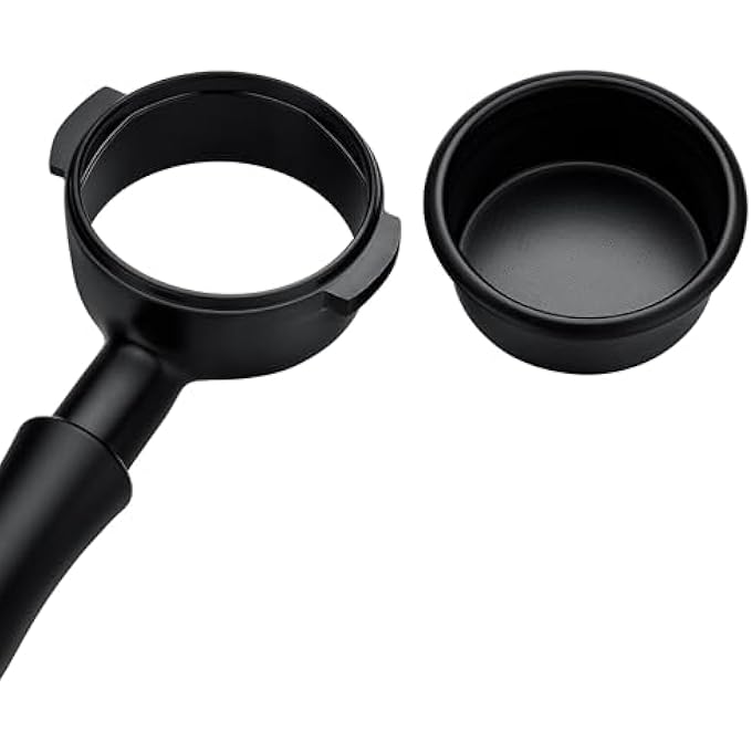 نورمكور مرشح قهوة E61 بدون قاع، رأس مجموعة مرشح القهوة مطلي بالتيتانيوم Pvd، مقاس 58 مم، مناسب لـ Lelit Flair 58 Ecm Rocket Sanremo Synesso Vbm، مناسب لرؤوس مجموعة E61 لآلات الإسبريسو - Image 4