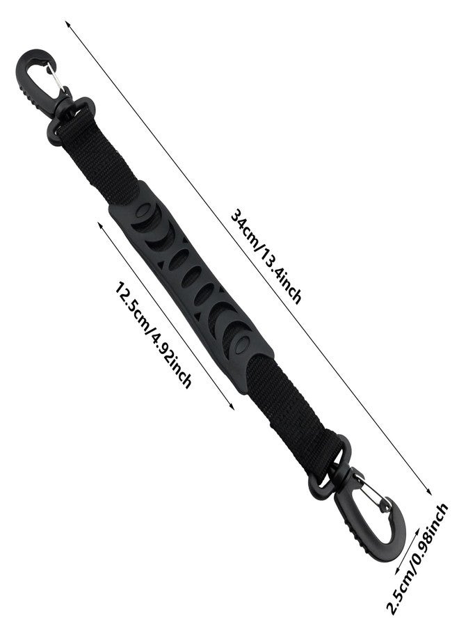 ZZHXSM 2PCS Plastic Roller Skate Double Hook Buckle 30 to 35cm Bag Accessory Carrying Handle Double Hook Quick Release Handle For Inline Skate Hook Accessory Roller Skates Ski Boots Hook Buckle Black - Image 2