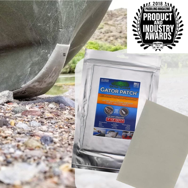 Gator Guards Gator Patch Fiberglass Reinforced Repair Patch - Repairs Holes, Dents & Cracks on Multiple Surfaces - DIY Prep, Peel & Stick - 3 Sizes - USA Made - Image 2