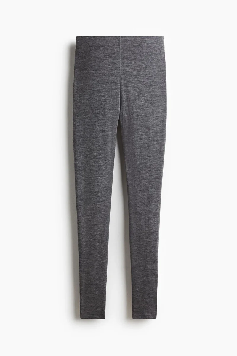 H&M Wool ski base layer leggings