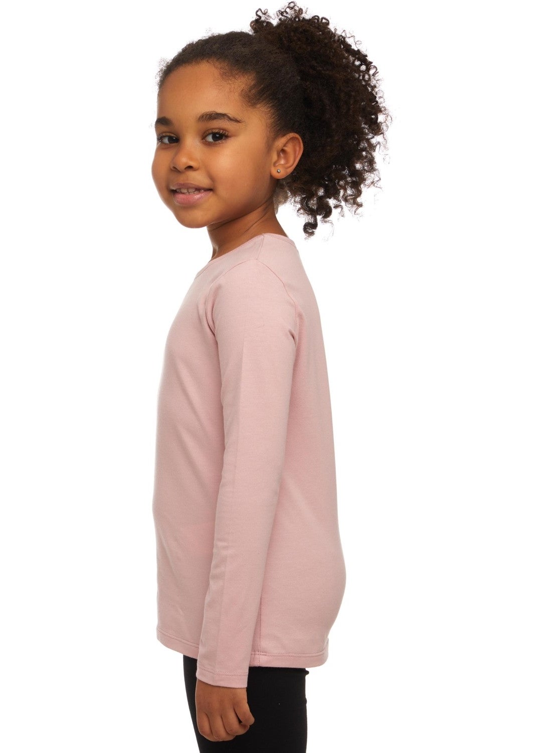 Powder Pink Basic Seasonal Lycra Long Sleeve Girls T-Shirt - pzsku/Z9D648716EC9C495DE2FAZ/45/_/1730657399/d7a67eb7-6c32-4774-a0f3-d3ec20175ed3