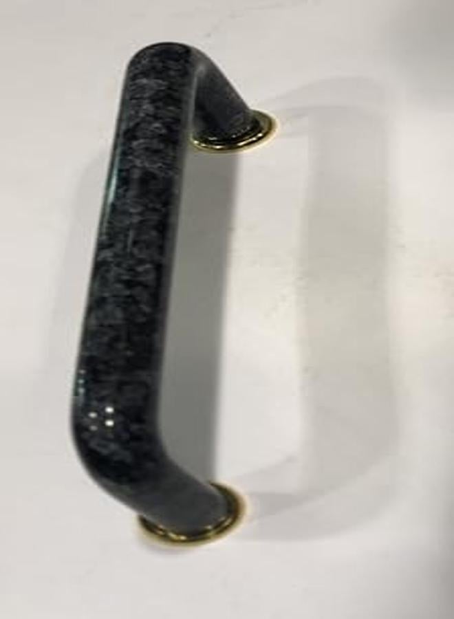 Kitchen And Cabinet Handle, Black Color In Granite Gray, Plastic Material, Made In Taiwan, Length 10.4 Cm, Considered 104 Mm