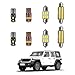 Lunwag 9pc Interior LED Lights Compatible with 0718 Wrangler JK Super Bright 6000K White LED Bulbs Kit for Wrangler JK 2Door 4Door 07 08 09 10 11 12 13 14 15 16 17 18 - Image 2