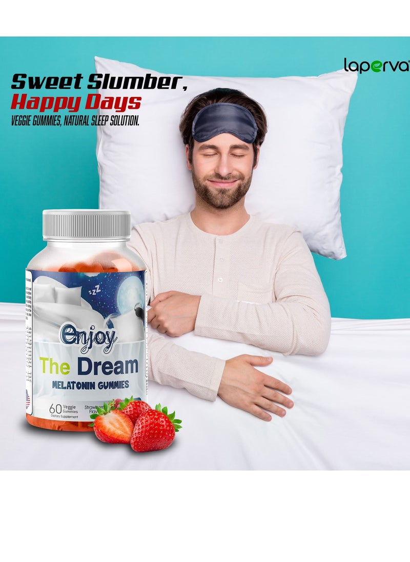 Laperva - Enjoy The Dream Gummies Strawberry 60 Veggie Gummies - Image 1