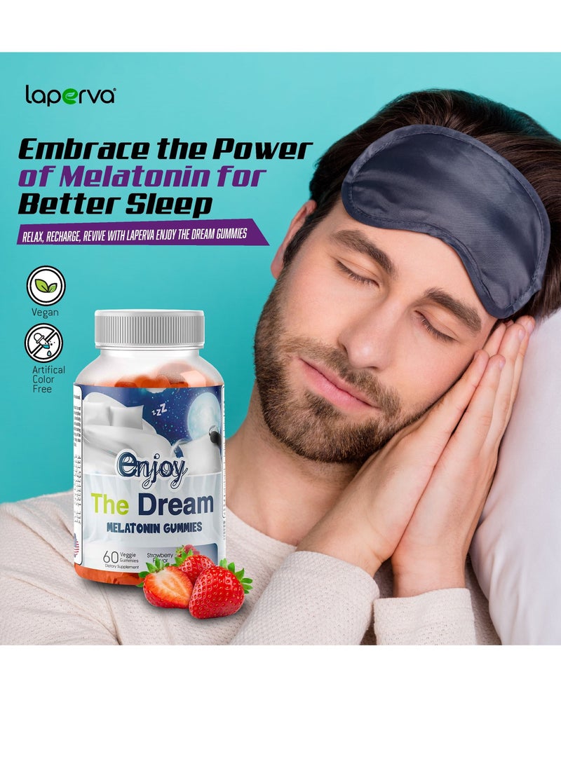 Laperva - Enjoy The Dream Gummies Strawberry 60 Veggie Gummies - Image 1