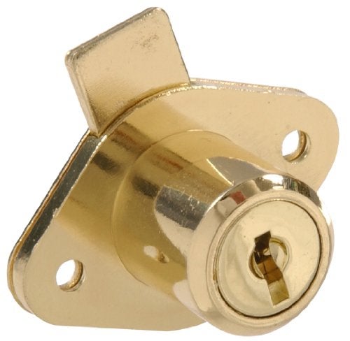 Hardware Essentials 852236 Keyed Door Locks Brass - Image 1