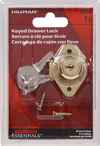 Hardware Essentials 852236 Keyed Door Locks Brass - Image 3