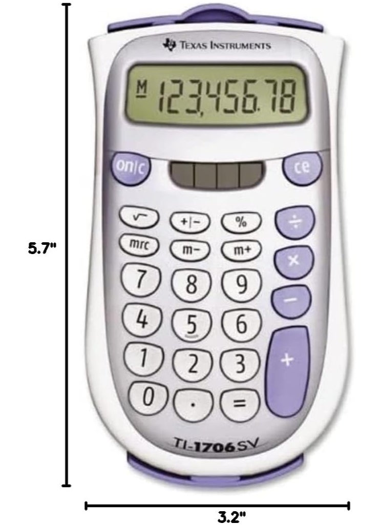 TEXAS INSTRUMENTS Texas Instruments TI-1706 SV Standard Function Calculator  - Image 4