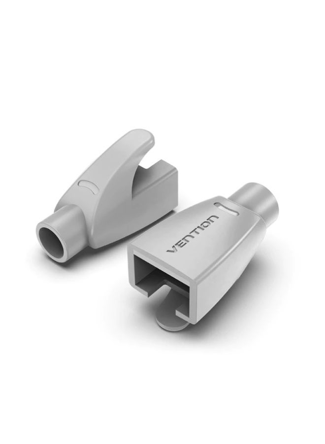 VENTION RJ45 Strain Relief Boots Gray PVC Type 50 Pack Model # IODH0-50 - Image 1