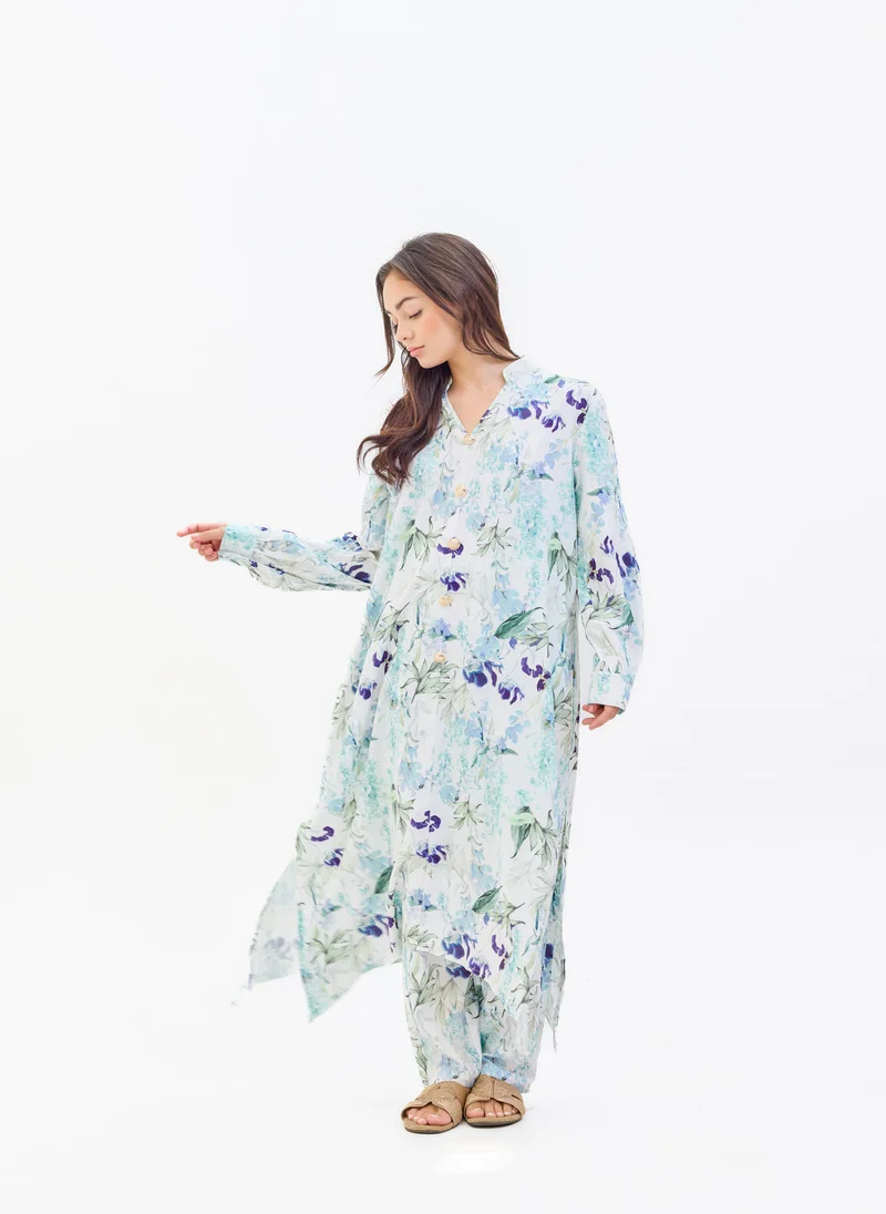 Hassal Two Piece Floral Printed Suit