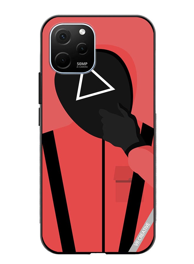 VR CREATIVE Protective Case Cover For Huawei Enjoy 50z Squid Game Soldier Design Multicolour - Image 1