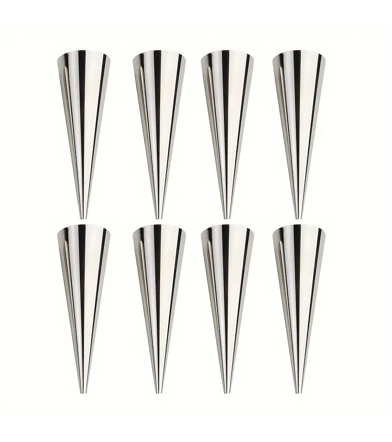 Non Stick Stainless Steel Piping Nozzle Cannoli Mold Model C Crepe Roll Baking Tool - Image 3