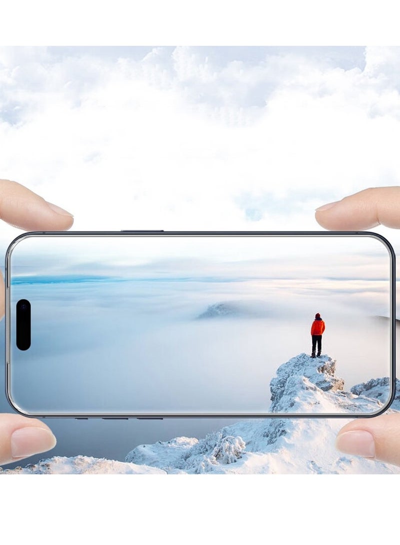 واقي شاشة زجاجي مقوى 2.5D ممتاز لهاتف iPhone 17 Air - وضوح عالي، مقاوم للكسر، مقاوم للخدش، مضاد لبصمات الأصابع، مقاوم للغبار، تغطية كاملة - Image 4