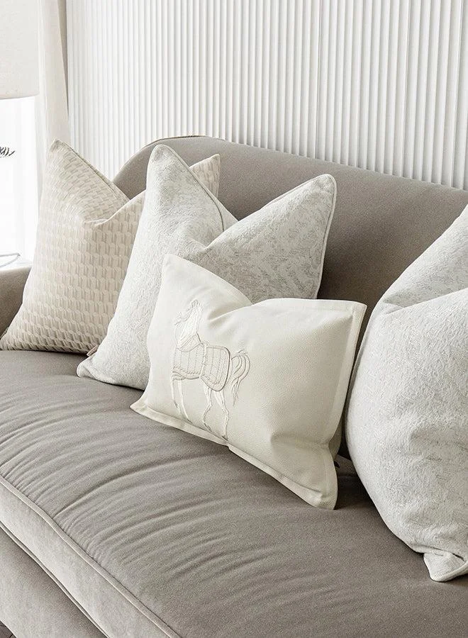 KNOT HOME Cushion Carmi Bundle (with filler) Pillow Knot Home Cover Set for Modern Sofa Contemporary Living Room Bedroom and Office Soft Washable