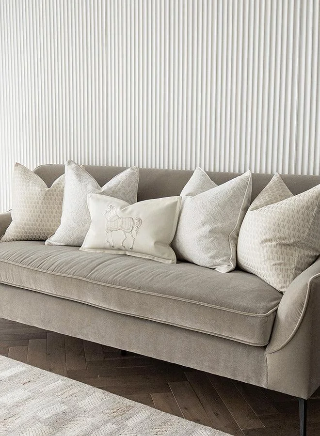 KNOT HOME Cushion Carmi Bundle (with filler) Pillow Knot Home Cover Set for Modern Sofa Contemporary Living Room Bedroom and Office Soft Washable