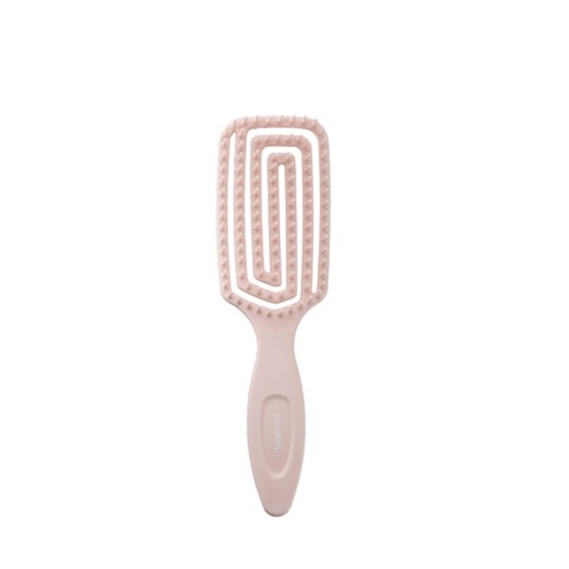 Dompel silicon brush long hair & extension/Pink