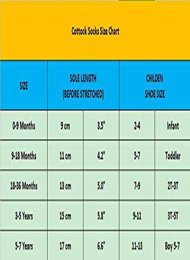 Cottock 12 Pairs Toddler Boy Grips Socks, Baby Socks Boy Home Socks Anti Slip (5-7 Years, 12 Pairs Plane & Car) - Image 3