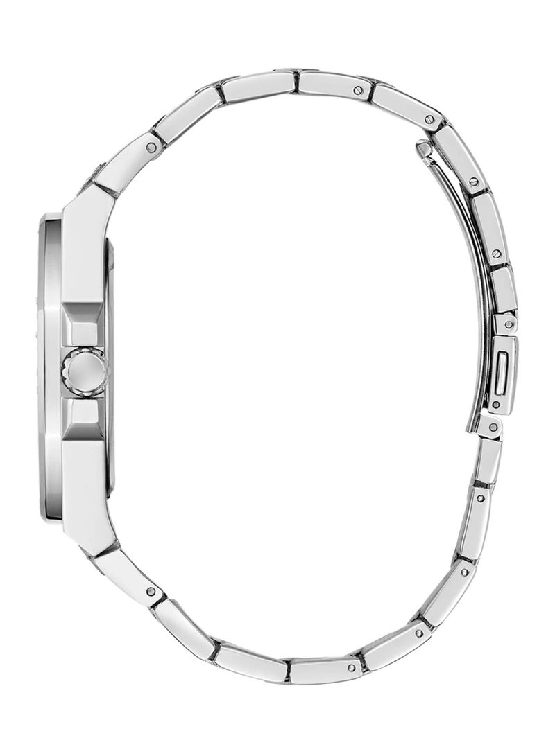 GUESS Lady Empire Women's Silver Tone Multi-function Stainless Steel Watch GW0777L1 - 40mm - Image 3
