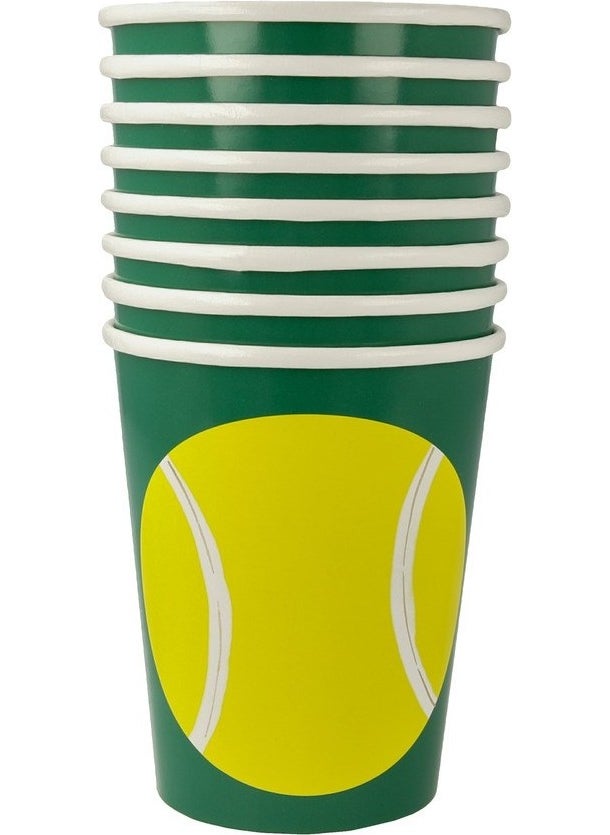 Meri Meri - Tennis Cups - Tennis Cups - 8 Pack  - Image 2