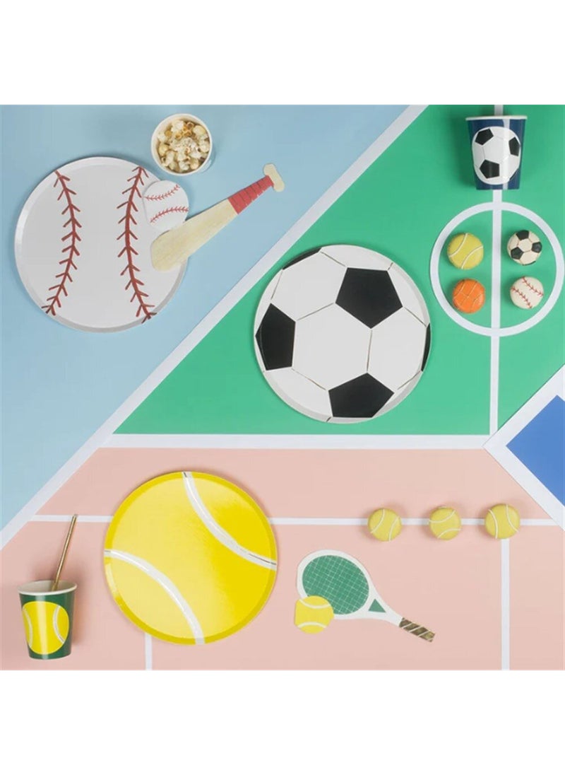 Meri Meri - Tennis Cups - Tennis Cups - 8 Pack  - Image 3