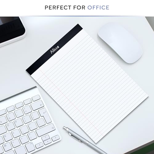 Alitte Yellow Legal Notepads 8.5 x 11, Pack of 3 - Perforated Wide Ruled Writing Pad - Premium Thick Paper, No Ink Bleeding - Blank Legal Pads For Home, Office, School, Business - 50 Sheets Per - Image 4