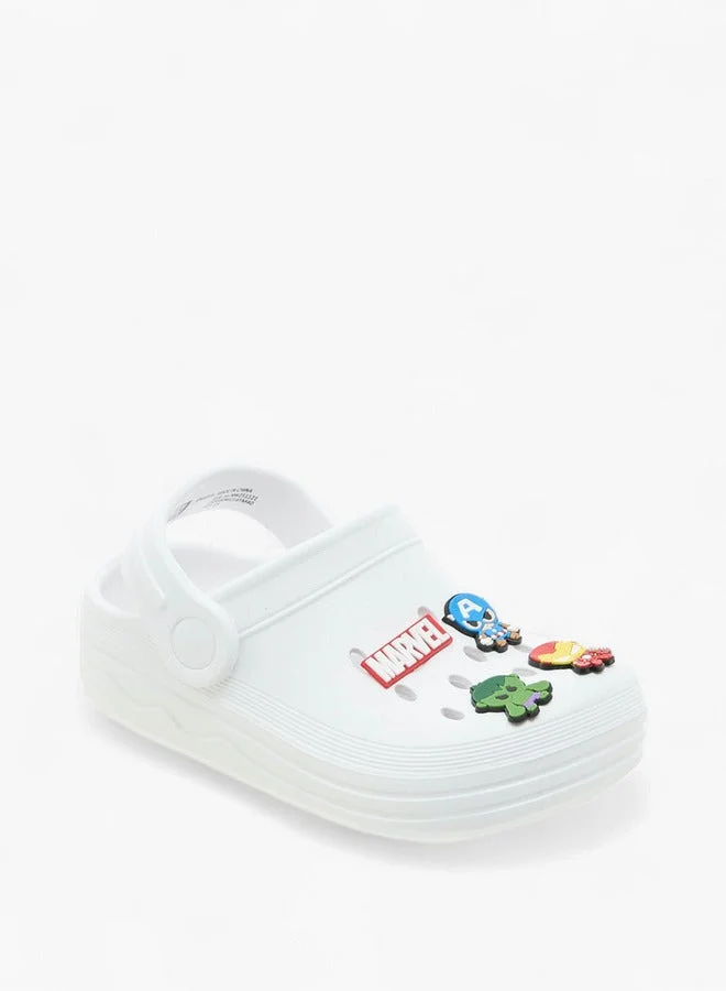 MARVEL Boys Avengers Applique Clogs with Backstrap