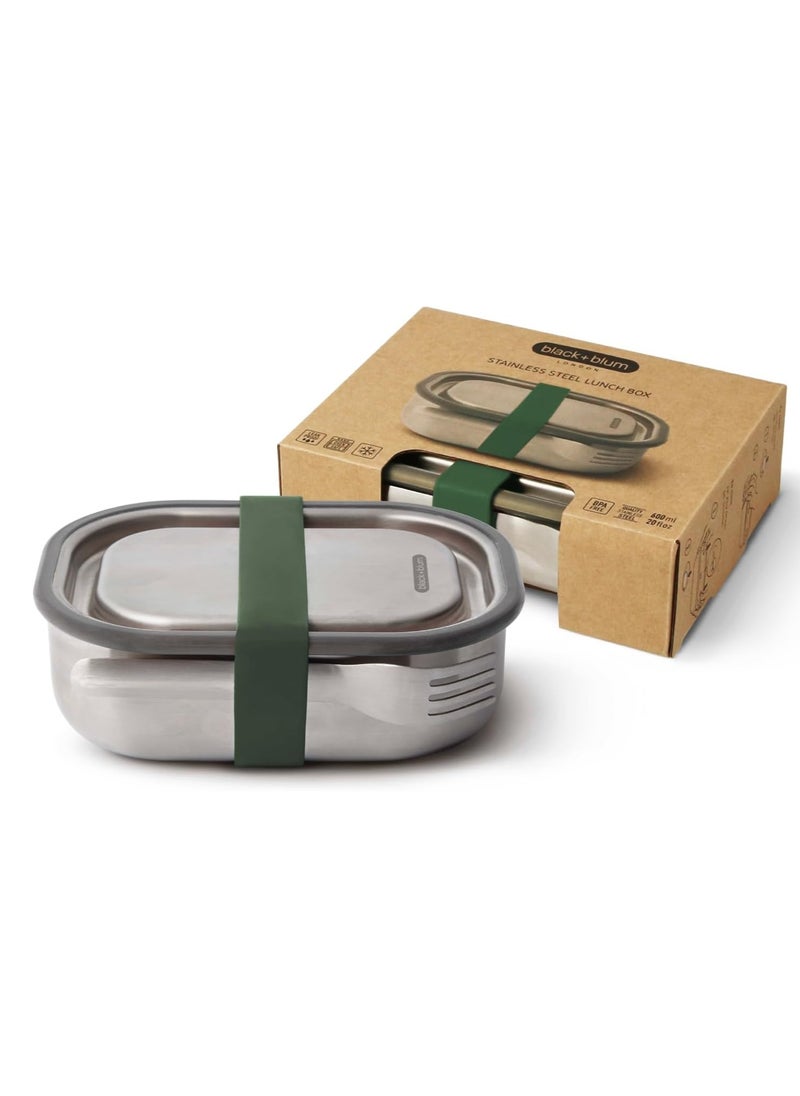 Black and Blum - Lunch Box Stainless Steel Olive 600ml - Image 1