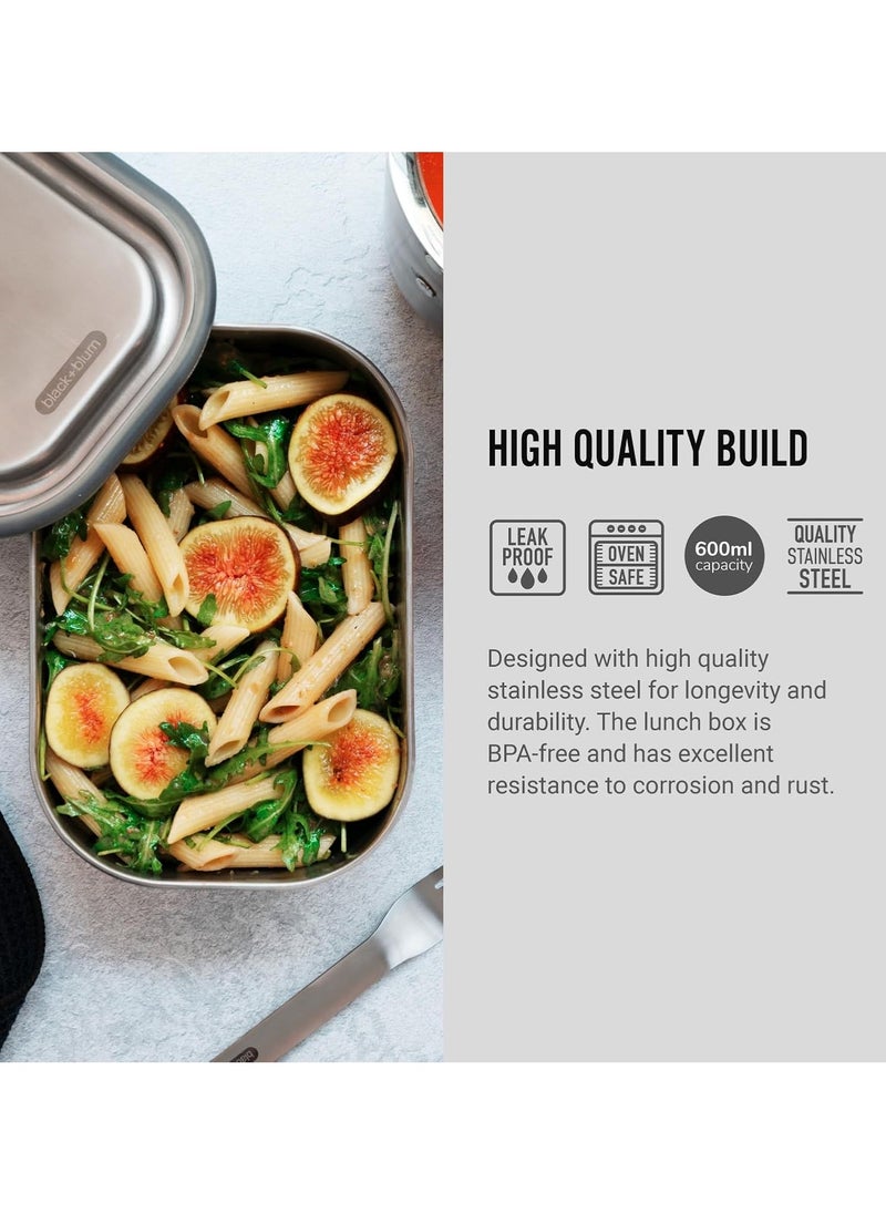 Black and Blum - Lunch Box Stainless Steel Olive 600ml - Image 1