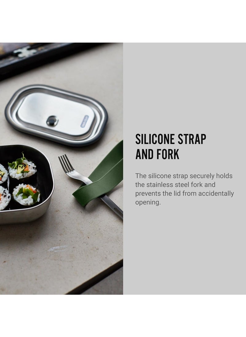 Black and Blum - Lunch Box Stainless Steel Olive 600ml - Image 1