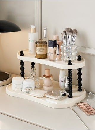 Cream + black