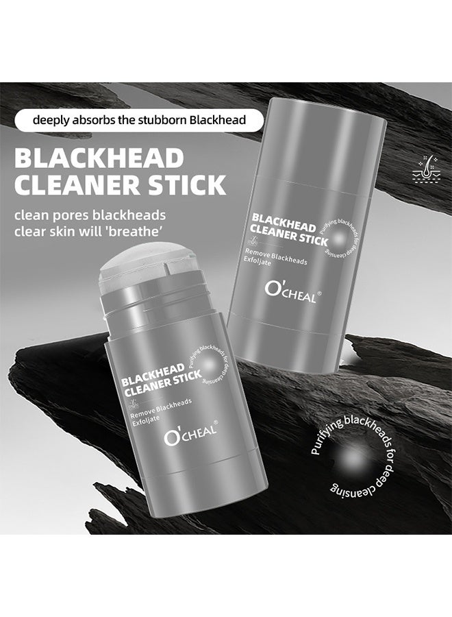 OCHEAL Blackhead Cleaner Stick, Remove Blackheads Exfoljate, Deep pore Cleansing,  Pore Cleanser Gentle Exfoliation Skin Brightening, Hydrating & Moisturizing Face Mud Mask for All Skin Types, Men & Women - Image 2