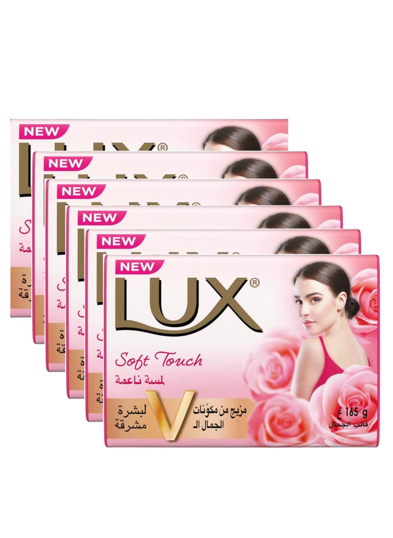 Lux Bar Soap SOFT TOUCH 6PCS*165G  - Image 1
