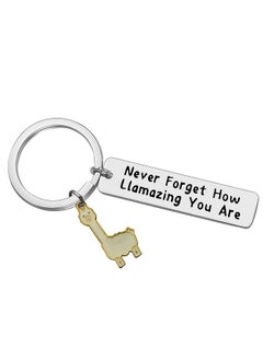 Llama Keychain Llama Gift Never Forget How Llamazing You Are Keychain For Women Alpaca Gifts Animal Lover Gift Inspiring Inspired Motivational Keychains For Women,Birthday Gift For Friends - pzsku/Z9D65D3734643698CF1D6Z/45/_/1735566719/a2f40698-8fc7-4c67-8778-3f54e245d5f3