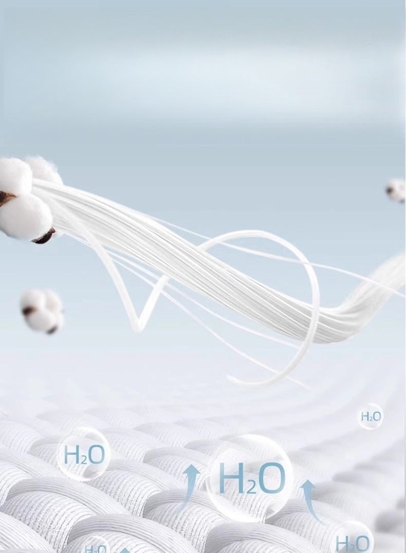 MIIOW بيجامات تنفسية - بيجامات للرجال مصنوعة من القطن النقي، فضفاضة ومريحة، بدلة منزلية غير رسمية ذات أكمام طويلة - Image 2