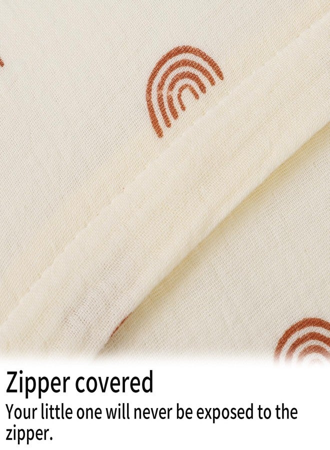 Onacosht Muslin Nursing Pillow Cover Soft 100% Cotton Feeding Pillow Slipcover Fits Standard Infant Nursing Pillow for Boy and Girl, Rainbow Printing - Image 4