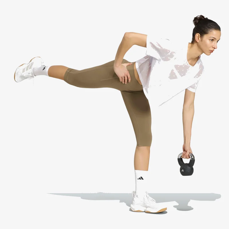 Adidas  Optime Workout Contour Capri Leggings for Women | Best Price UAE