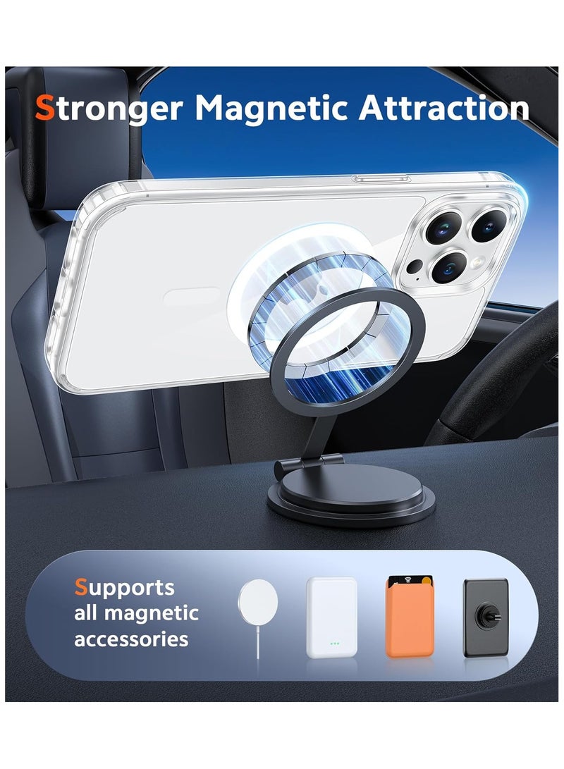 نفس Magsafe Case for iPhone 14 Pro Max, Non-Yellowing Shockproof Phone Bumper Cover, Anti-Scratch Clear Back (Clear) - Image 5