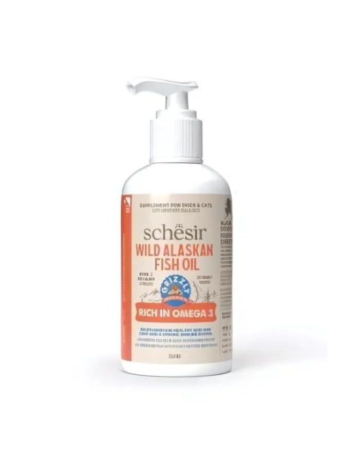 Schesir زيت سمك سشيزير غريزلي البري من ألاسكا أوميغا بلس 500 مل - مكمل صحي - Image 1