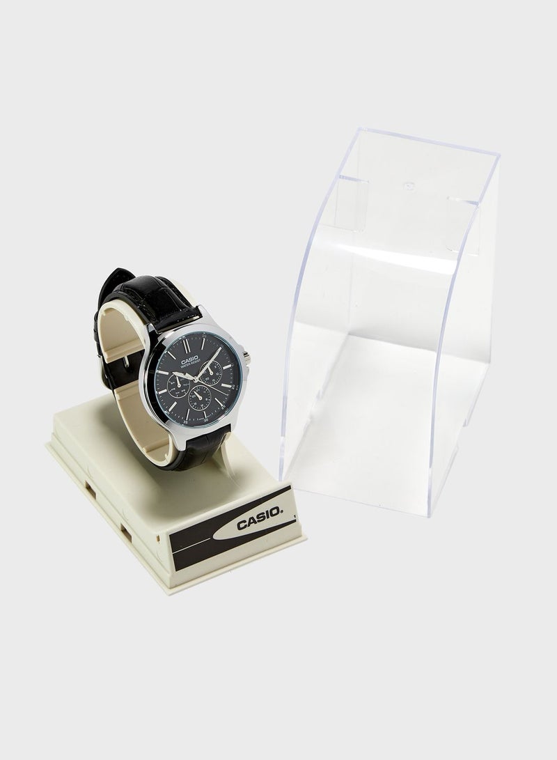 CASIO Classic Leather Strap Analog Watch - Image 4