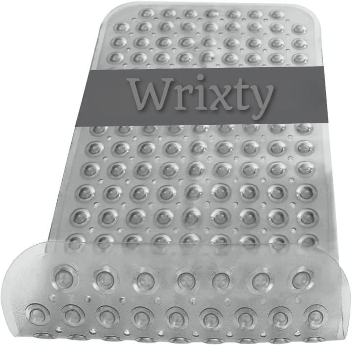 Wrixty Non Anti Slip Vinyl Silicon PVC Soft Rubber Bath Mat 100 x 40