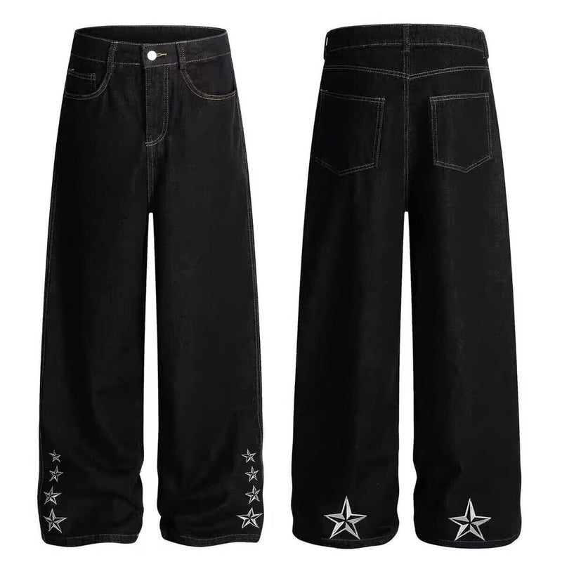 Unisex Casual Daily Denim Jeans - Image 1