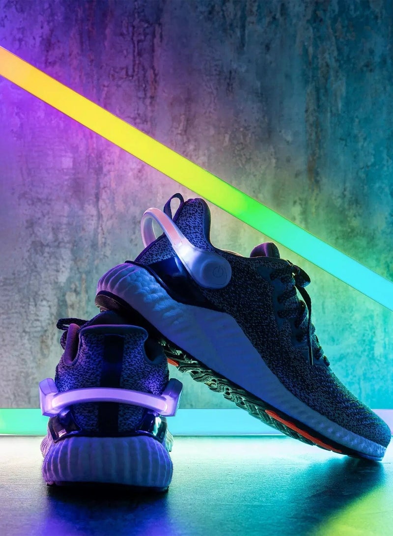 1pair Rainbow LED Running Sneaker Light - Image 1